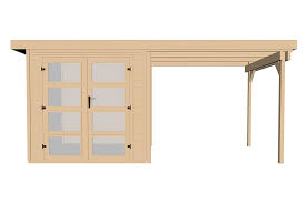 • das holz gartenhaus weist eine hohe wärmedämmung auf. Weka Gartenhaus 321 B Gr 1 19mm Mit Milchglasturen Anbaudach 194 X 428 Cm Holz Natur Kaufen Bei Coop Bau Hobby