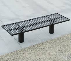 It provides a comfortable place for resting and admiring the surroundings plus there are many others ways in. Toronto Metal Outdoor Bench Architonic
