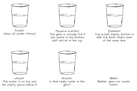 Align yourself with people who think the glass is half full. Half Full Or Half Empty And Does It Matter Claes Jonasson Writer