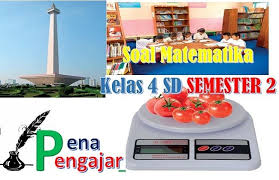 Misal hasil pengukuran panjang benda berada diantara dua bilangan puluhan berdekatan. Soal Matematika Kelas 4 Semester 2 Kurikulum 2013 Bab Pembulatan