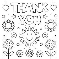 > thank you coloring page. Flower Thank You Coloring Page Free Printable Coloring Pages For Kids