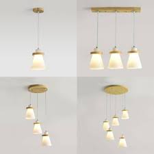 Vase Shaped Bedroom Hanging Lamp Milk Glass 1 3 5 Lights Contemporary Pendant Light In White Beautifulhalo Com