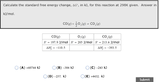 To determine the standard state free energy change for a cell reaction determine the e o cell; Calculate The Standard Free Energy Change Ag In Kj Chegg Com