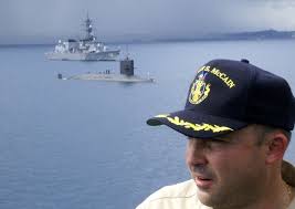 On patrol with the Navy in the Pacific Ocean