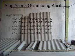 No ukuran cm berat keterangan pjg lbr tbl 1 150 80 0,35 8.3 kg asbes gelombang kecil 2 180 80 0,35 10.2 kg asbes gelombang kecil 3 210. Ukuran Asbes Kelebihan Dan Kekurangan Dalam Penggunaannya