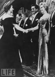 Some Random Historical Tidbits Royal Films Marilyn Monroe Queen Elizabeth