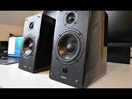 The edifier r2000db desktop shelf speaker unit is a high quality audio experience with the visual aesthetic to boot. Edifier R2000db 2 0 Speaker System 120w Bluetooth Lightinthebox Youtube