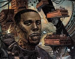 GZA A3 Lithograph Print Dan Lish Ego Strip Hip Hop Series