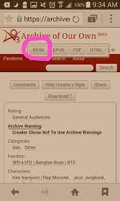 Unofficial reader 4 ao3 fanfiction: How To Download Fanfic Ao3 Army S Amino