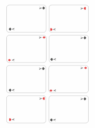 Instructions on how to use the template are inside the files. 10 Best Blank Playing Card Printable Template For Word Printablee Com