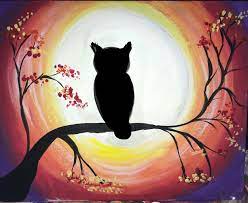 How To Paint An Owl Step By Step Acrylic Painting Tutorial Canvas Painting Diy Owl Canvas Painting Owl Painting Acrylic