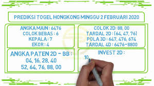 Jul 07, 2021 · angka paten 88. Prediksi Hk Malam Ini Minggu 2 Februari 2020 Youtube