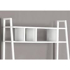 Save ladder desk to get email alerts and updates on your ebay feed.+ retro ladder bookcase desk shelving shelf unit black 5 tier storage shelves new. Monarch Specialties Monarch 32 In X 60 25 In White Metal Ladder Style Computer Desk Rona