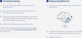 This battery can be purchased at your local hardware, mass retailer or battery store. 00152 Motion Detector User Manual Nortek Security Control