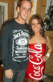 Whiskey And Coke Costumes Halloween Costumes Diy Couples Couples Costumes Couple Halloween