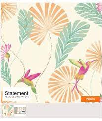 Hummingbird Wallpaper B Q A Fresh And Exciting Tropical Humming Bird Design With Plums Lime And Orange Hummingbird Wallpaper Bird Wallpaper Floral Wallpaper