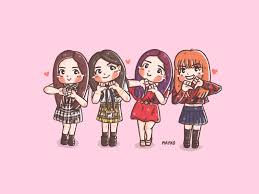 And one of the whole group, together with a. Blackpink Desktop Chibi Wallpapers Wallpaper Cave