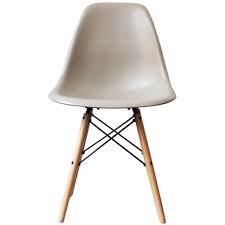 Charles Ray Eames Style Dsw Side Chair Beige Natural Legs Eiffel Chair Side Chairs Dining Eames Dsw Chair