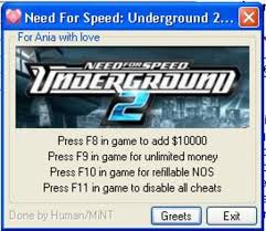 Underground cheats, cheat codes & hints cheat codes start game as usual. Need For Speed Underground 2 Geldtrainer Spieletipps