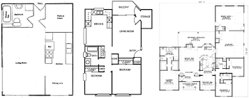 Monsterhouseplans.com offers 29,000 house plans from top designers. Floor Plans For A Small Left Medium Center And Large Right House Download Scientific Diagram