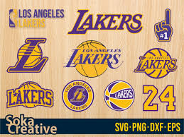 The lakers logo was created back in 1960, this logo does lack the design of a laker, however, the logo does include a basketball and streaking letters (not sure the reason). Los Angeles Lakers Svg Bundle Vectorency
