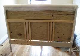 Stretching For Style Diy Upholstered Bedframe Ikea Bed Bed Frame Restoring Old Furniture