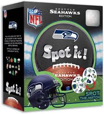 Football trivia of nfl rookie hazings at womansday.com every item on this page was chosen by a woman's day editor. Amazon Com Masterpieces Nfl Spot It Seattle Seahawks Edition Sports Outdoors
