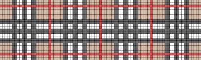 Burberry Plaid Knitting Graph Knitting Stitches Pattern