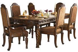 7pc north shore dining room set by ashley furniture. 44 W X 73 91 109 D X 31 H If I Were To Go Really Formal This Would Be A Pick Furniture Dining Table Homemakers Furniture