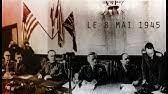 Amiral allemand friedeburg signant l'acte de reddition de l'armée allemande à berlin, allemagne le 8 mai 1945. Berlin Capitulation Complete Youtube