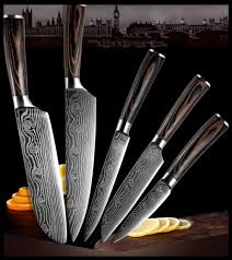 Legendary Chef Damascus Knife Set Kitchen Knives Knife Set Kitchen Knives Kitchen Chefs