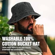 AYPOW Bob Emmer Hoed XXL Grote Hoofden Unisex, Katoen Gewassen Denim  Vintage Outdoor Zonnehoed, Opvouwbare Ademende Vissershoed voor Outdoor  Wandelen Reizen Mannen Vrouwen, Zwart/Grijs : Amazon.com.be: Mode