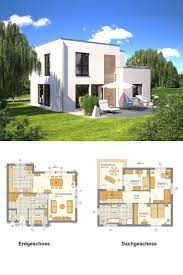Modernes Wohnhaus Mit Fliessendem Grundriss Hommage 165 Hanlo Haus Haus Ideen Auf Hausbaudirekt Bauhausstil Haus Hanlo Haus Fassade Haus