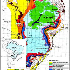 La dos selecciones clasificadas, si igualan en río de janeiro evitarán a brasil al menos hasta la semifinal. Geological Map Of Parana Basin In S And Se Brazil Uruguay Paraguay Download Scientific Diagram