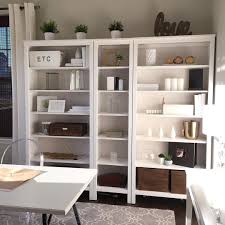 Ikea Hemnes Bookshelf Natural Wood White And Gold Accents From Target Nateberkus Homegoods And Ikea Ma Hemnes Bookcase Ikea Hemnes Bookcase Ikea Hemnes