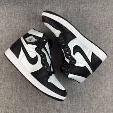 Black And White Nike Air Jordans 1 Air Jordan 1 Black White Satin Jordan 1 Black Air Jordans Black Sneakers