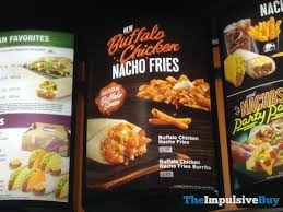 Take a few basic elements of mexican cuisine as adapted by immigrants in the united states, reduce i had a chance to try nacho fries in two contexts, as soon as they appeared: Review Taco Bell Buffalo Chicken Nacho Fries The Impulsive Buy