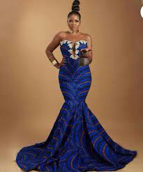 Blue agbada/iro & buba style. Blue African Mermaid Dress Blue African Wedding Gown African Etsy Dresses Blue Mermaid Dress Blue Wedding Dresses