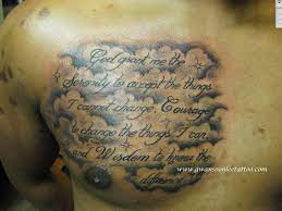 Pin By Gwan Soon Lee On Gwan Soon Lee Tattoos Chest Piece Tattoos Scripture Tattoos Pieces Tattoo