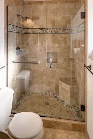 Traditional 3 4 Bathroom With Islander Sienna Mosaic 12 In X 12 In Natural Pebble Stone Floor And Bathroom Remodel Shower Small Bathroom Tiles Shower Remodel