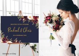 Wedding bouquet burgundy navy blue red peony eucalyptus. Burgundy Navy And Gold Wedding Flowers Novocom Top