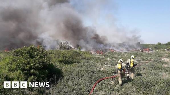 Arnolds Field: Residents take legal action over fires at landfill