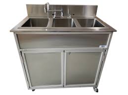 nsf stainless steel 3 bowl sink 3