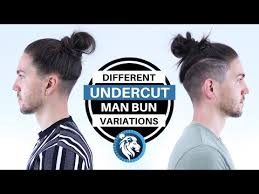 Although often associated with a long slicked back top, the undercut is a versatile foundation to a man's haircut. Different Undercut Man Bun Style Variations Mens Long Hair Youtube