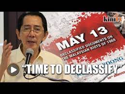Declassified documents on the malaysian riots of 1969 will be launched at 10am on sunday (may 13, 2007) at the selangor chinese assembly hall in kuala lumpur. Kua Kia Soong It S Time To Declassify May 13 Secrets Youtube