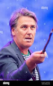 Gary Daly of China Crisis at Lytham Proms Lytham St Annes Lancashire,UK  Stock Photo