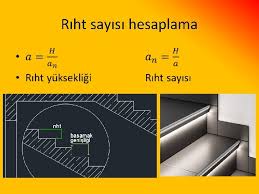 21 cm rıht yüksekliği : Merdvenler Merdiven Elemanlar 1 Rht 2 Basamak 3