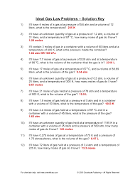 0.13 mol gas stoichiometry practice sheet answers 27) law worksheet answers 31) a metal tank contains three gases: Gas Law Packet Answers