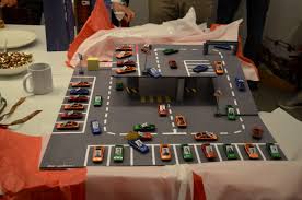 Parking Realise En Carton Maquette Poker Table School Projects Carton