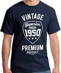 Celebrate a milestone birthday with our range of party supplies! 70th Birthday Gifts For Men Vintage Premium 1950 T Shirt Buy Online In Cayman Islands At Cayman Desertcart Com Productid 178822594